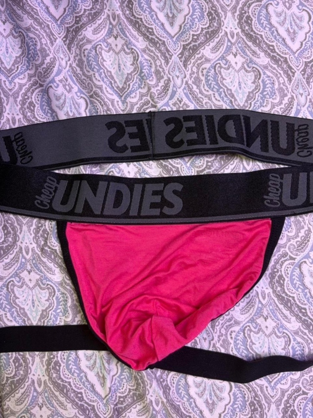 CheapUndies XL Pink Jockstrap NWOT